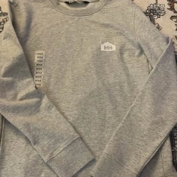 BRAND NEW women HH hh helly hansen nord grey sweatshirt size M - Picture 6 of 7
